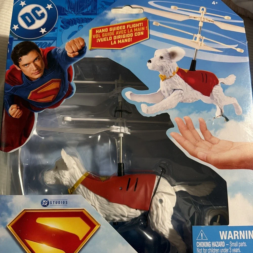 Superman - Krypto Flying Toy, DC Studios & Spin Master, USB Charger,  NEW in Box